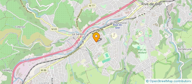 localisation de l'entreprise MONSIEUR ALICAN GUNES  RIVE-DE-GIER