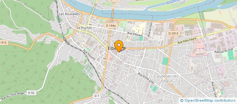 localisation de l'entreprise MONSIEUR ALIDJI TANAFO  ELBEUF