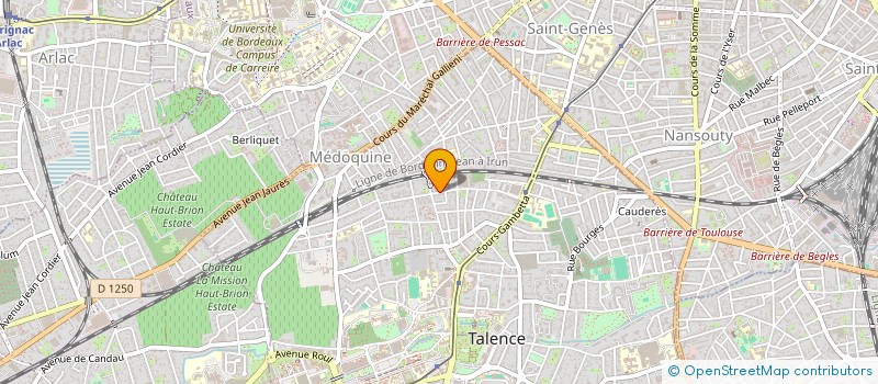 localisation de l'entreprise MONSIEUR ALIEN MOJTAR ALI  TALENCE