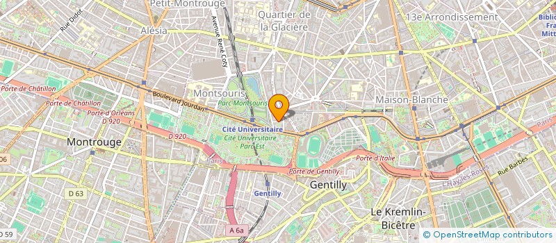 localisation de l'entreprise MONSIEUR ALIHOU BAMBA  PARIS