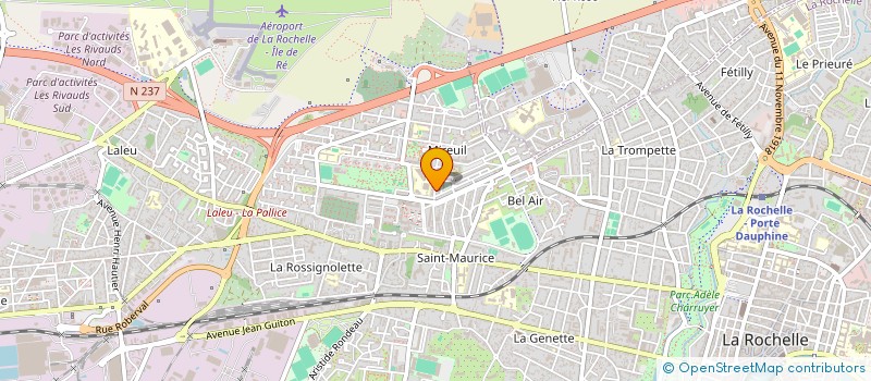 localisation de l'entreprise MONSIEUR ALIJA BUZAK  LA ROCHELLE