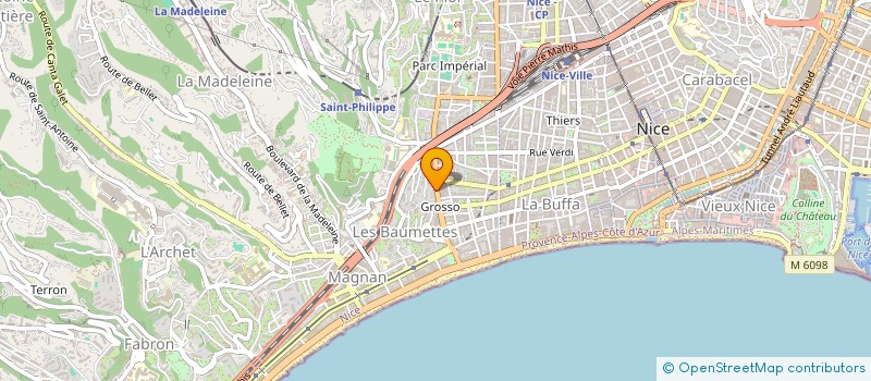 localisation de l'entreprise MONSIEUR ALIK ABDOULLAYEV à NICE