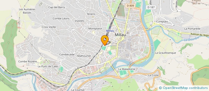 localisation de l'entreprise MONSIEUR ALIKHAN DAVLETMOURZAEV à MILLAU