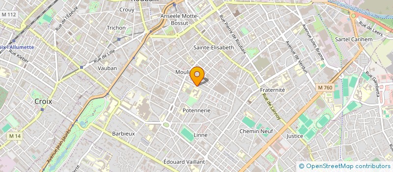 localisation de l'entreprise MONSIEUR ALIKHAN GUSSEINOV  ROUBAIX