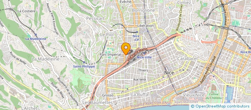 localisation de l'entreprise MONSIEUR ALIKHAN SAIEV  NICE