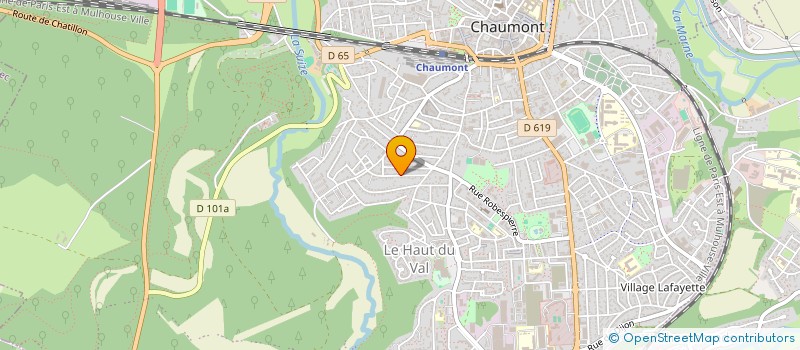 localisation de l'entreprise MONSIEUR ALIKHAN TCHEDJOYEV à CHAUMONT