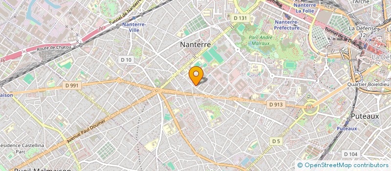 localisation de l'entreprise MONSIEUR ALILI ARCHAIMBAU  NANTERRE