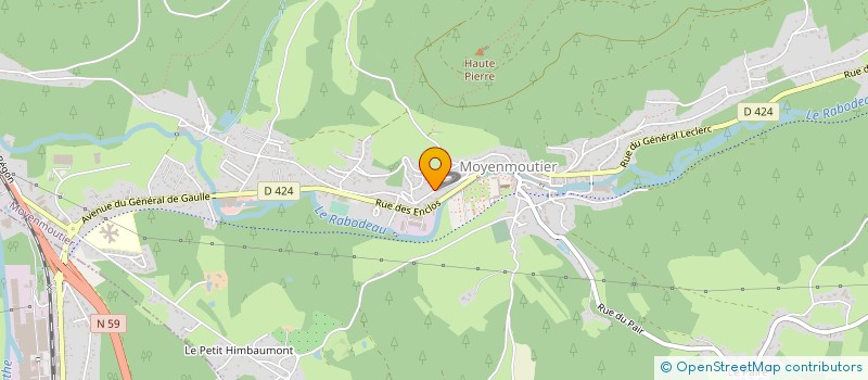 localisation de l'entreprise MONSIEUR ALIM ASLAN  MOYENMOUTIER