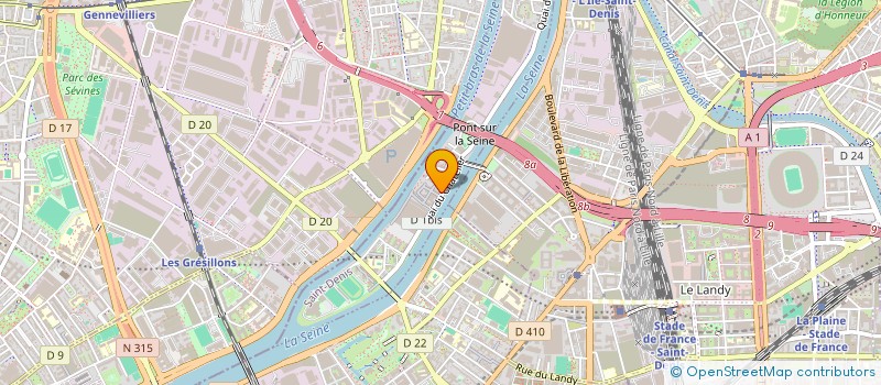 localisation de l'entreprise MONSIEUR ALIM UDDIN KHAN  L'ILE-SAINT-DENIS