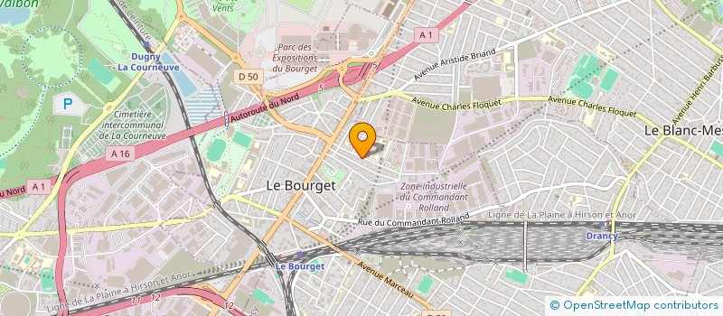 localisation de l'entreprise MONSIEUR ALIM YANIS à LE BOURGET