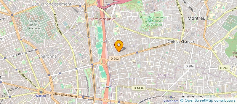 localisation de l'entreprise MONSIEUR ALIN BURCA à MONTREUIL