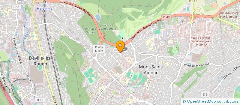 localisation de l'entreprise MONSIEUR ALIN CIURAR  MONT-SAINT-AIGNAN