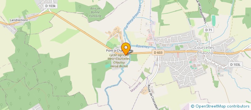 localisation de l'entreprise MONSIEUR ALIN-DAVID CARPACI  COURCELLES-CHAUSSY