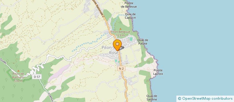 localisation de l'entreprise MONSIEUR ALIN DIOM-TIME  SAINTE-ROSE