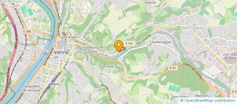 localisation de l'entreprise MONSIEUR ALIN GRIGORAS à VIENNE