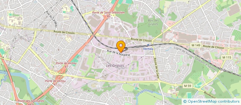 localisation de l'entreprise MONSIEUR ALIN IOAN BUCIUMAN  VERTOU