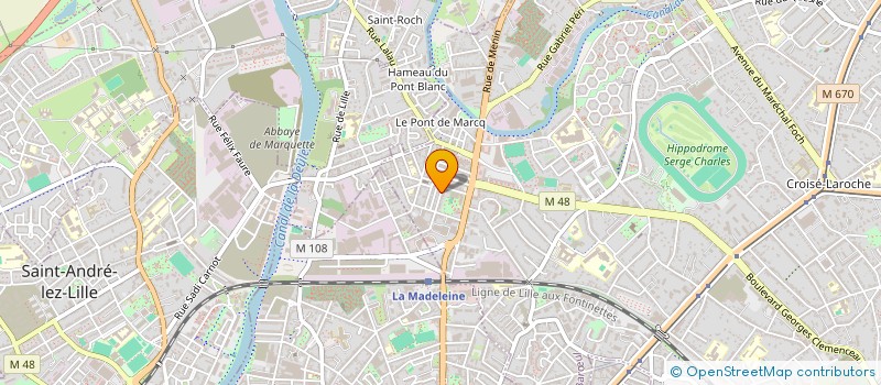 localisation de l'entreprise MONSIEUR ALIN-JAVIER VOCHIN à MARCQ-EN-BARŒUL