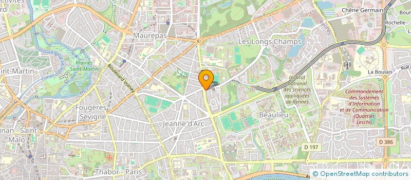 localisation de l'entreprise MONSIEUR ALIN-LEONARD COMAN  RENNES