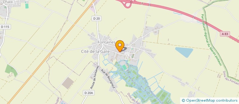 localisation de l'entreprise MONSIEUR ALIN MARDAR  DOIX LES FONTAINES