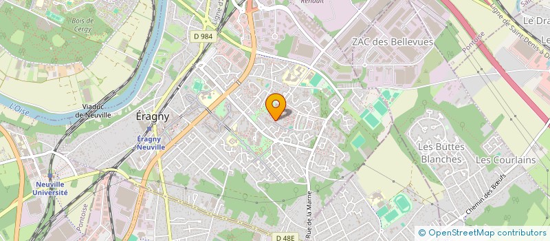 localisation de l'entreprise MONSIEUR ALIN PADEANU  ERAGNY