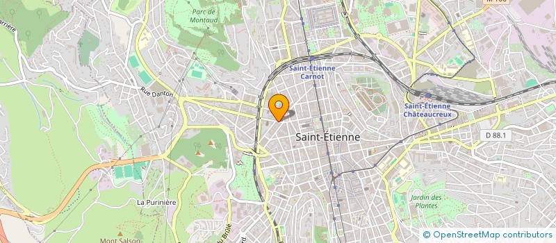 localisation de l'entreprise MONSIEUR ALIN RUICAN  SAINT-ETIENNE