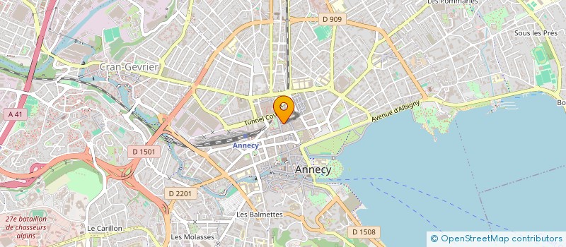 localisation de l'entreprise MONSIEUR ALIN SIMON à ANNECY