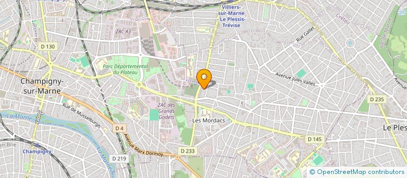 localisation de l'entreprise MONSIEUR ALIN STIRBAT  CHAMPIGNY-SUR-MARNE