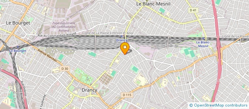 localisation de l'entreprise MONSIEUR ALIN STOICA à DRANCY