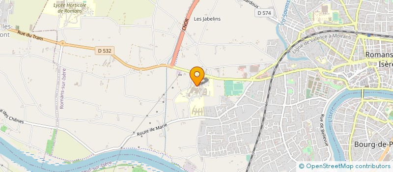 localisation de l'entreprise MONSIEUR ALIN TUDOR  ROMANS-SUR-ISERE