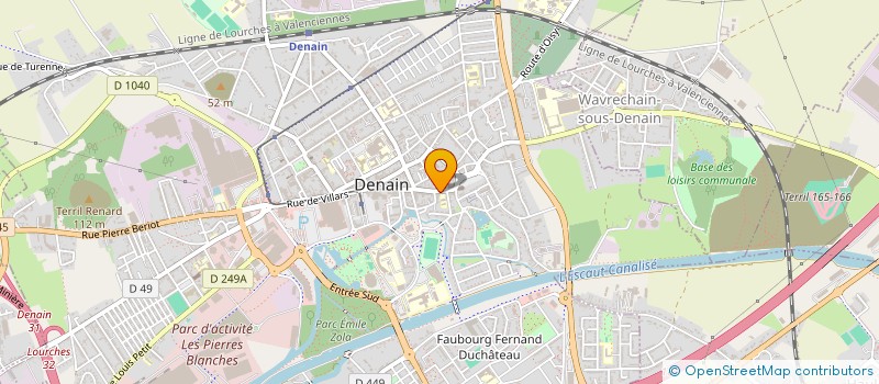 localisation de l'entreprise MONSIEUR ALIN  VASILE PRISECARU  DENAIN