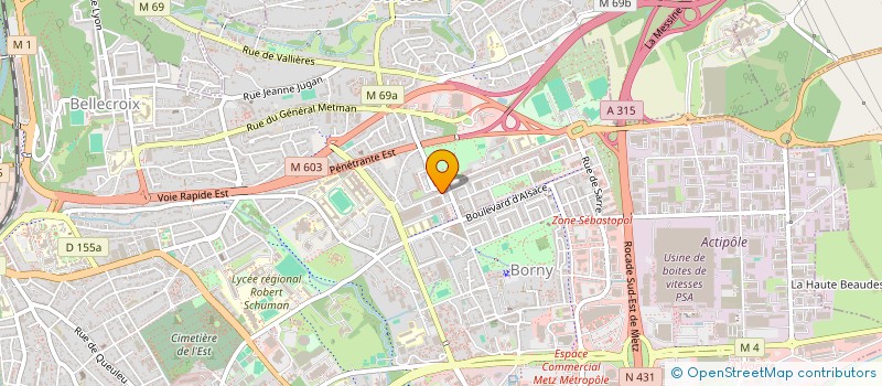 localisation de l'entreprise MONSIEUR ALIN ZOLTAN  METZ