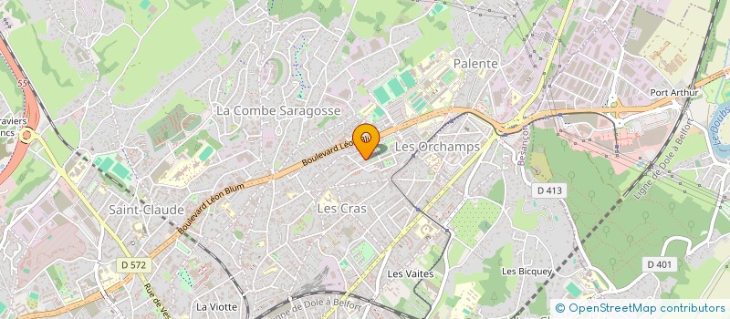 localisation de l'entreprise MONSIEUR ALINANI DOLLEY  BESANCON