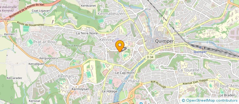 localisation de l'entreprise MONSIEUR ALINE DAOULAS à QUIMPER