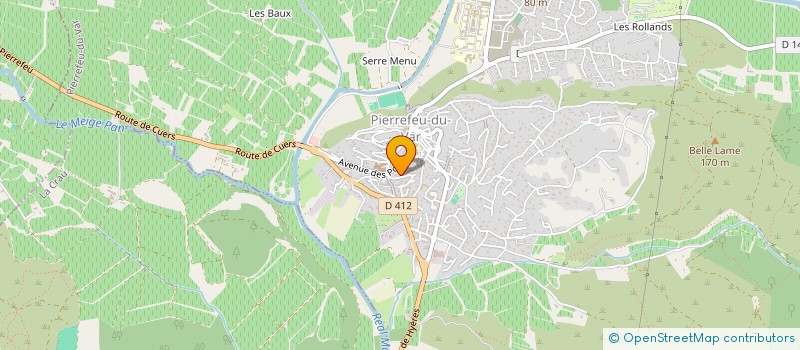 localisation de l'entreprise MONSIEUR ALINE LABARRE  PIERREFEU-DU-VAR