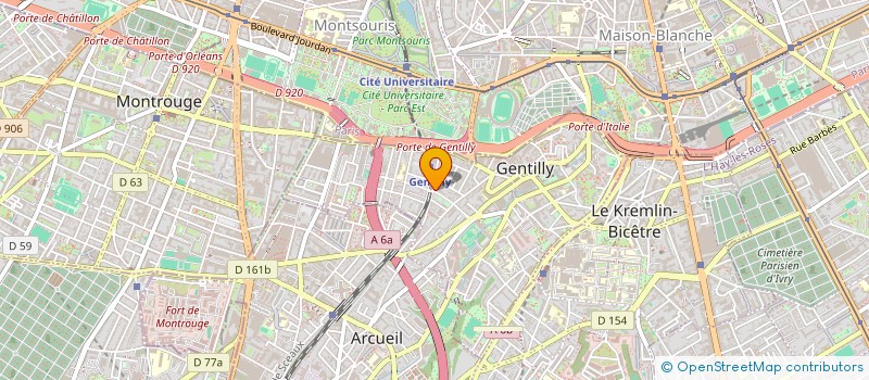 localisation de l'entreprise MONSIEUR ALIOCHA JASKOLSKI à GENTILLY