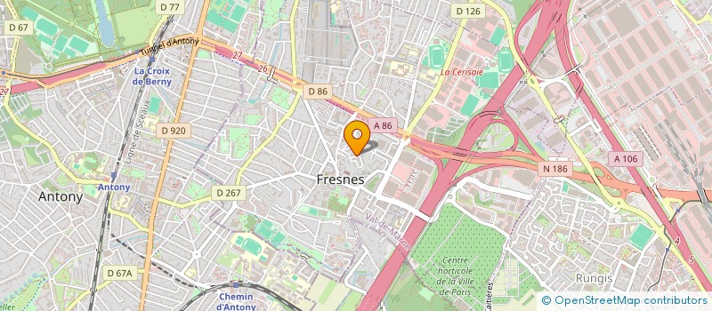 localisation de l'entreprise MONSIEUR ALIOU AIDARA GOUDIABY  FRESNES