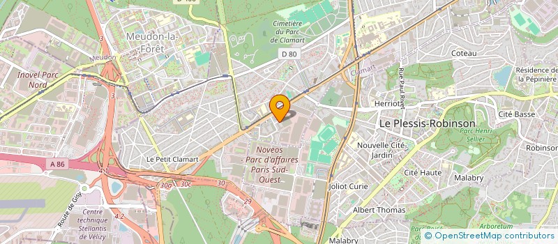localisation de l'entreprise MONSIEUR ALIOU BAH à CLAMART