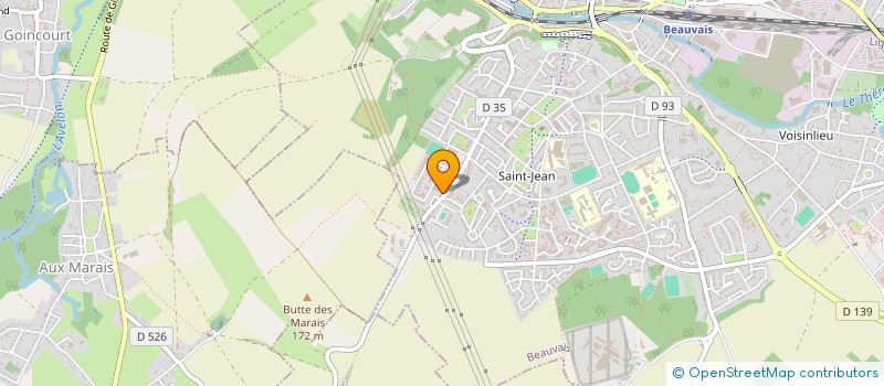 localisation de l'entreprise MONSIEUR ALIOU BALDE  BEAUVAIS