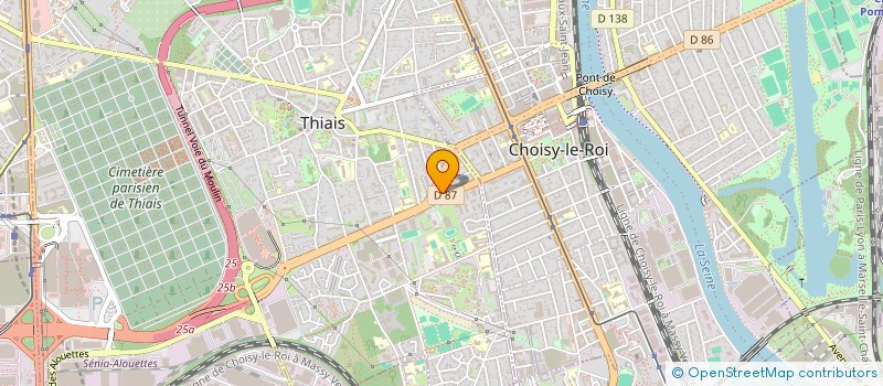 localisation de l'entreprise MONSIEUR ALIOU CISSE  THIAIS