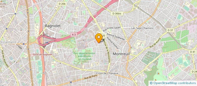 localisation de l'entreprise MONSIEUR ALIOU COULIBALY à MONTREUIL
