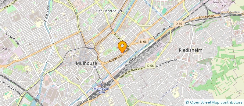 localisation de l'entreprise MONSIEUR ALIOU DIA  MULHOUSE