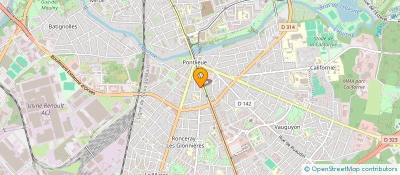 localisation de l'entreprise MONSIEUR ALIOU DIA  LE MANS