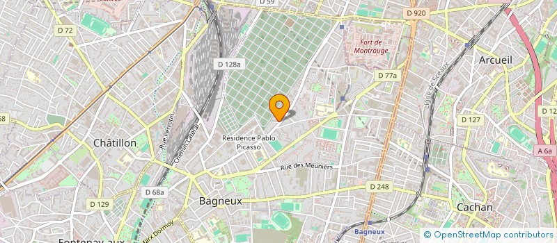 localisation de l'entreprise MONSIEUR ALIOU DIAKITE à BAGNEUX