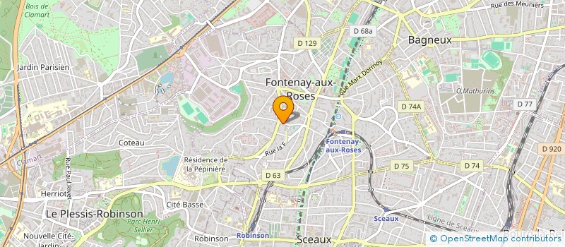 localisation de l'entreprise MONSIEUR ALIOU DIOUARA à FONTENAY-AUX-ROSES