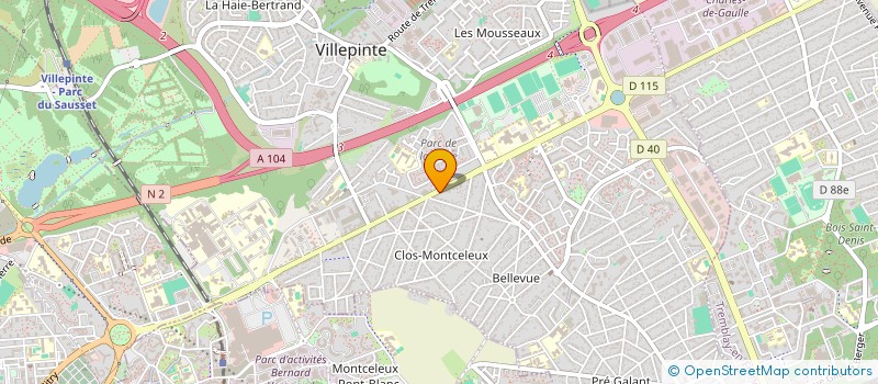 localisation de l'entreprise MONSIEUR ALIOU DJANCO à VILLEPINTE