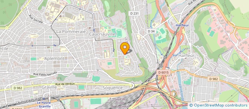 localisation de l'entreprise MONSIEUR ALIOU GUISSE  LE HAVRE