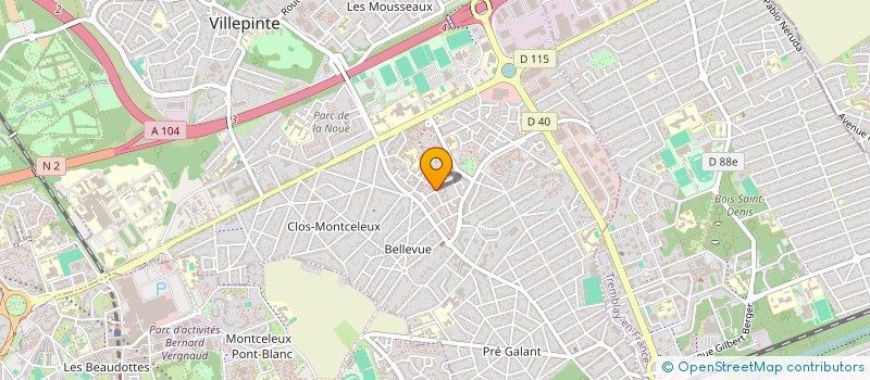 localisation de l'entreprise MONSIEUR ALIOU LY à DRANCY