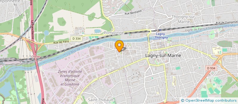 localisation de l'entreprise MONSIEUR ALIOU MOHAMADOU à LAGNY-SUR-MARNE