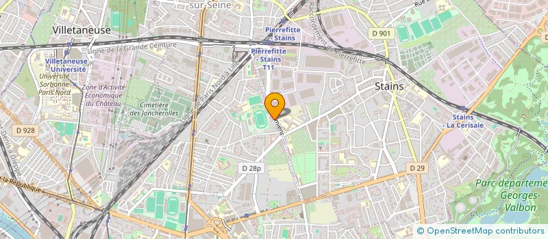 localisation de l'entreprise MONSIEUR ALIOU SY à PIERREFITTE-SUR-SEINE