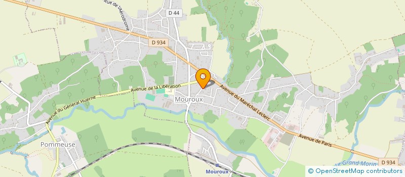 localisation de l'entreprise MONSIEUR ALIOU TALL  MOUROUX